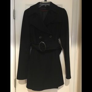 Black Coat Via Spiga size 4, good condition